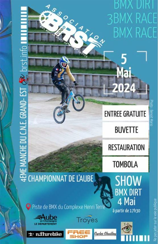 Championnat Nord-Est BMX - 5 Mai 2024 - Troyes - 4éme manche