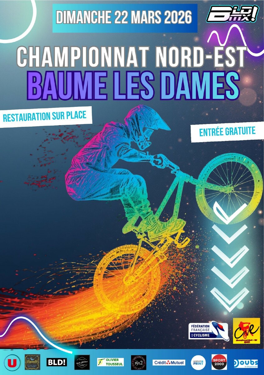 Championnat Nord-Est BMX - 2ème manche - 22 Mars - Baume les Dames
