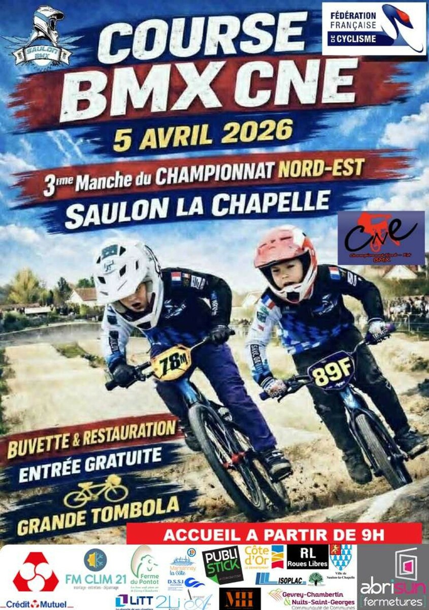 Championnat Nord-Est BMX - 3ème manche - 05 Avril - Saulon la Chapelle