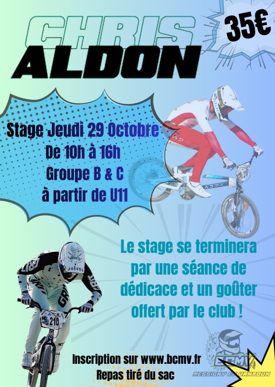 🚨 Stage Chris Aldon
