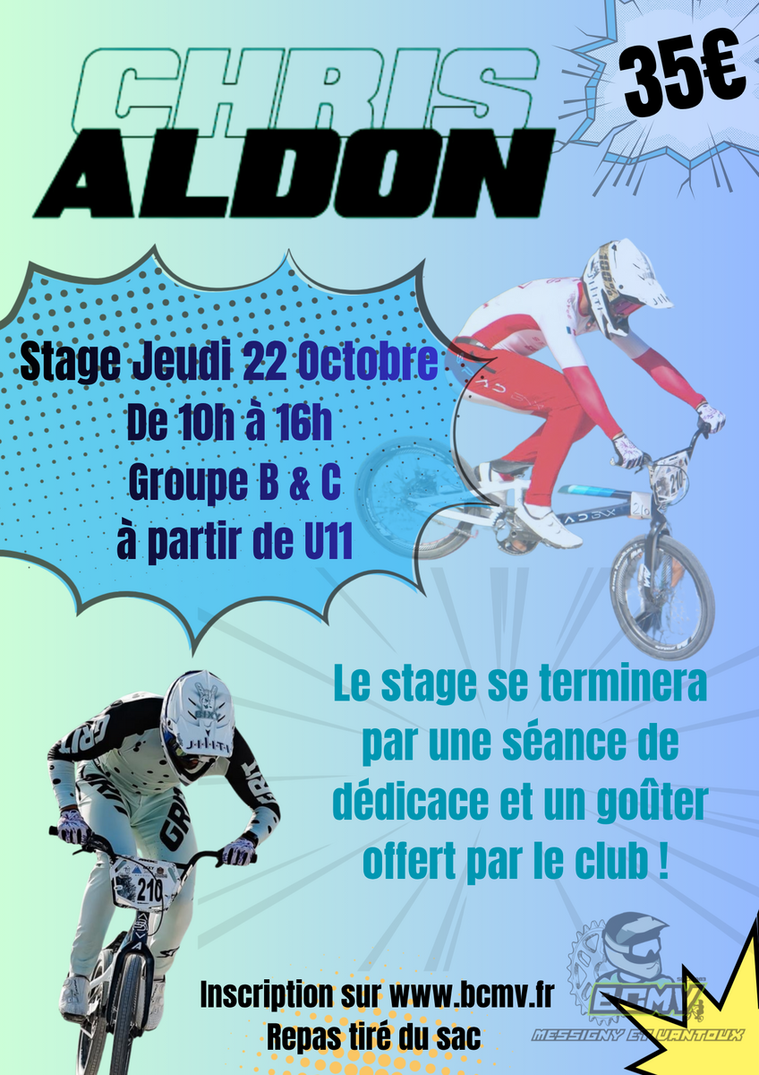 🚨 Stage Chris Aldon