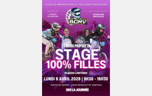Stage 100% Filles - Lundi 6 Avril - Préparation au challenge France