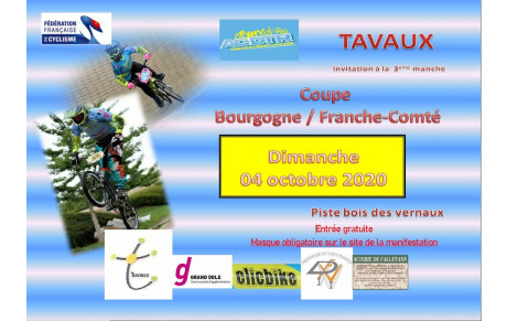 Coupe BFC Tavaux 2020 - 3ème Manche - Liste des inscrits par club