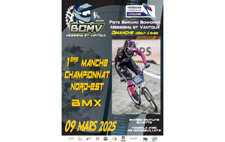 Liste des engagés - Messigny - 1ére Manche du CNE - 09 Mars 2025